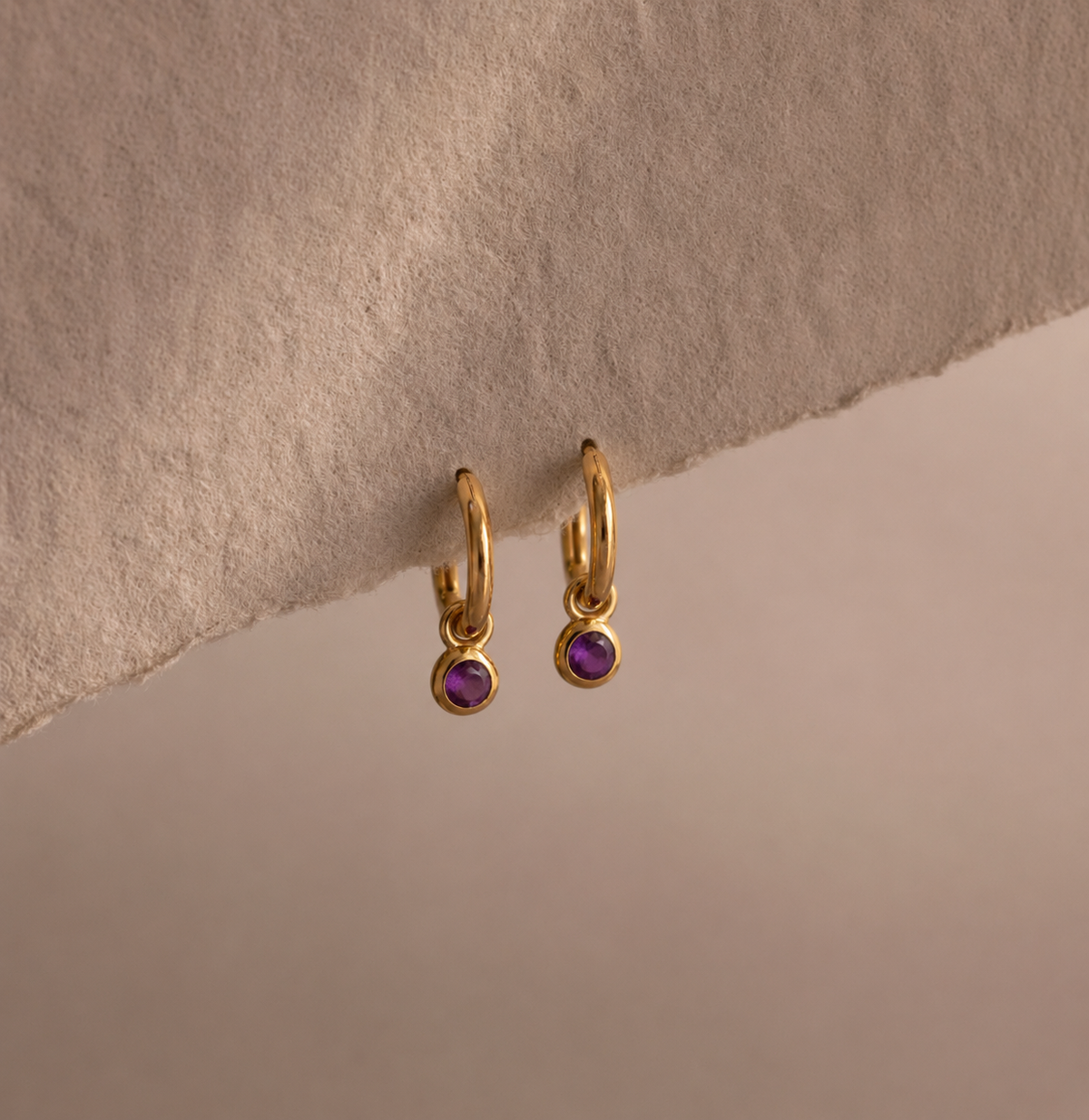 Birthstone Charm Drop Earring