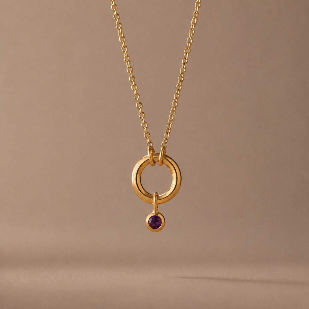 Birthstone Charm Necklace