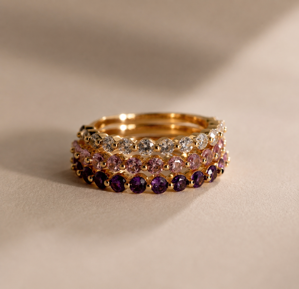 Birthstone Stack Ring