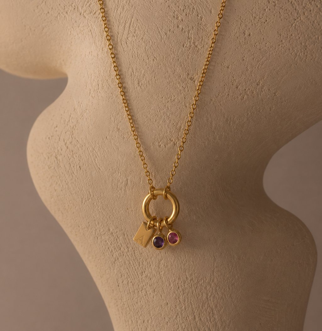 Birthstone Charm Necklace