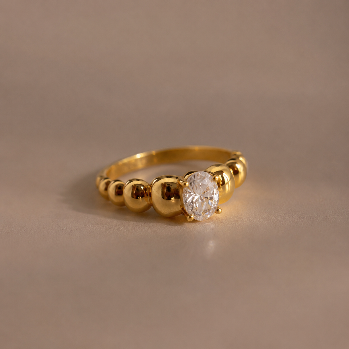 Bubble Diamond Ring