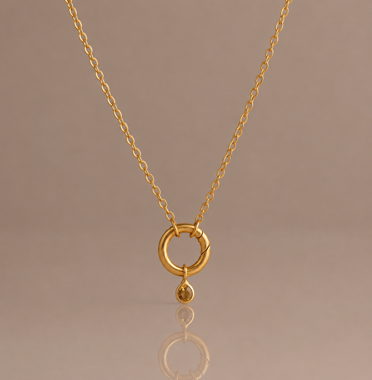 Birthstone Charm Necklace