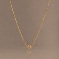 Diamond Barrel Necklace