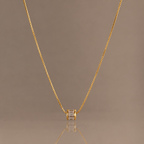 Diamond Barrel Necklace