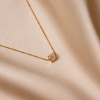 Diamond Barrel Necklace
