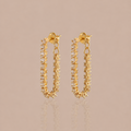 Diamond Chain Hoops