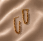 Diamond Chain Hoops