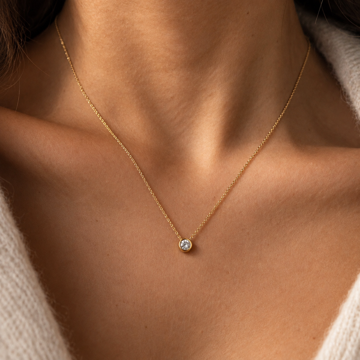 Diamond Sol Necklace