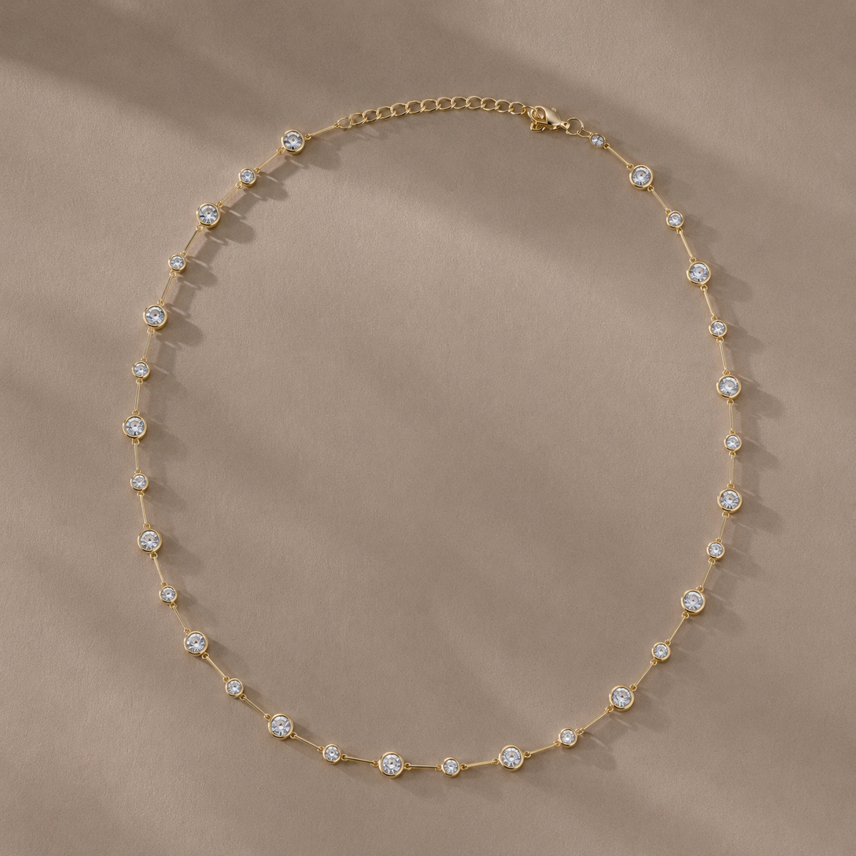Diamond Station Necklace