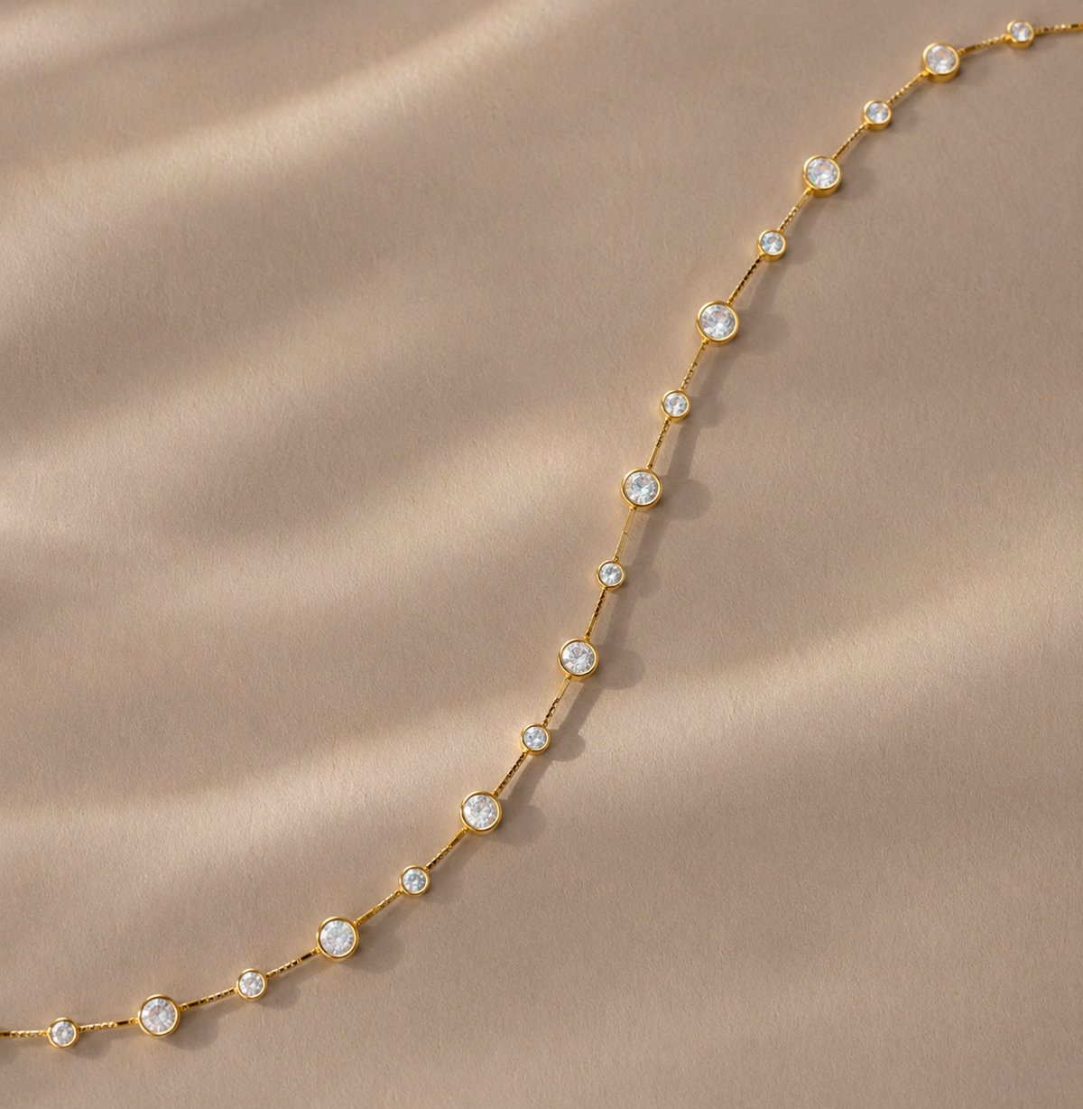 Diamond Station Necklace