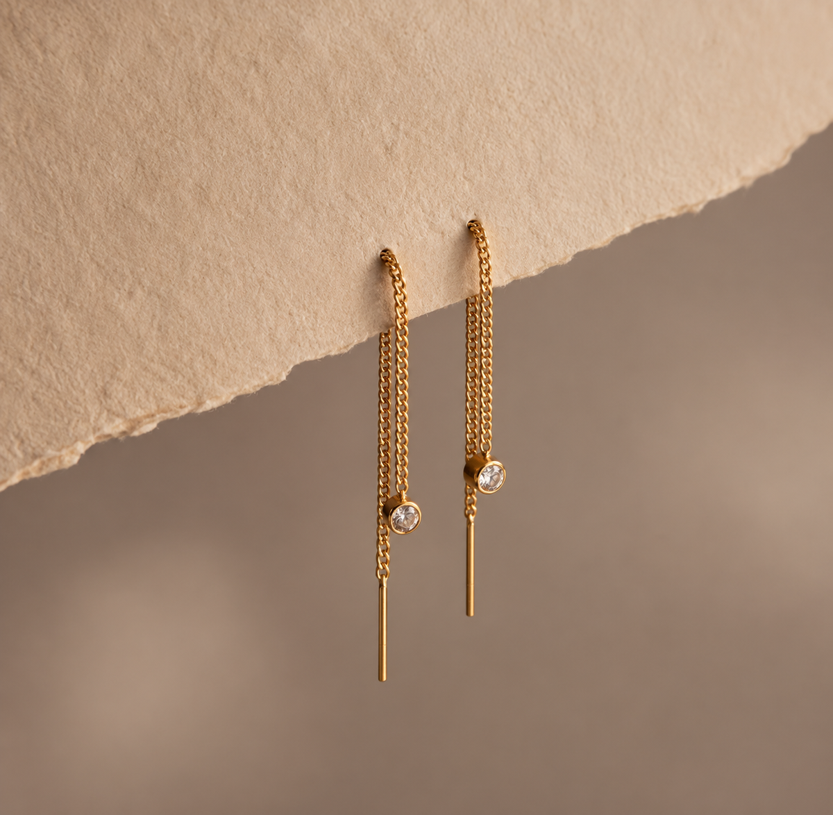 Diamond Threader Earrings