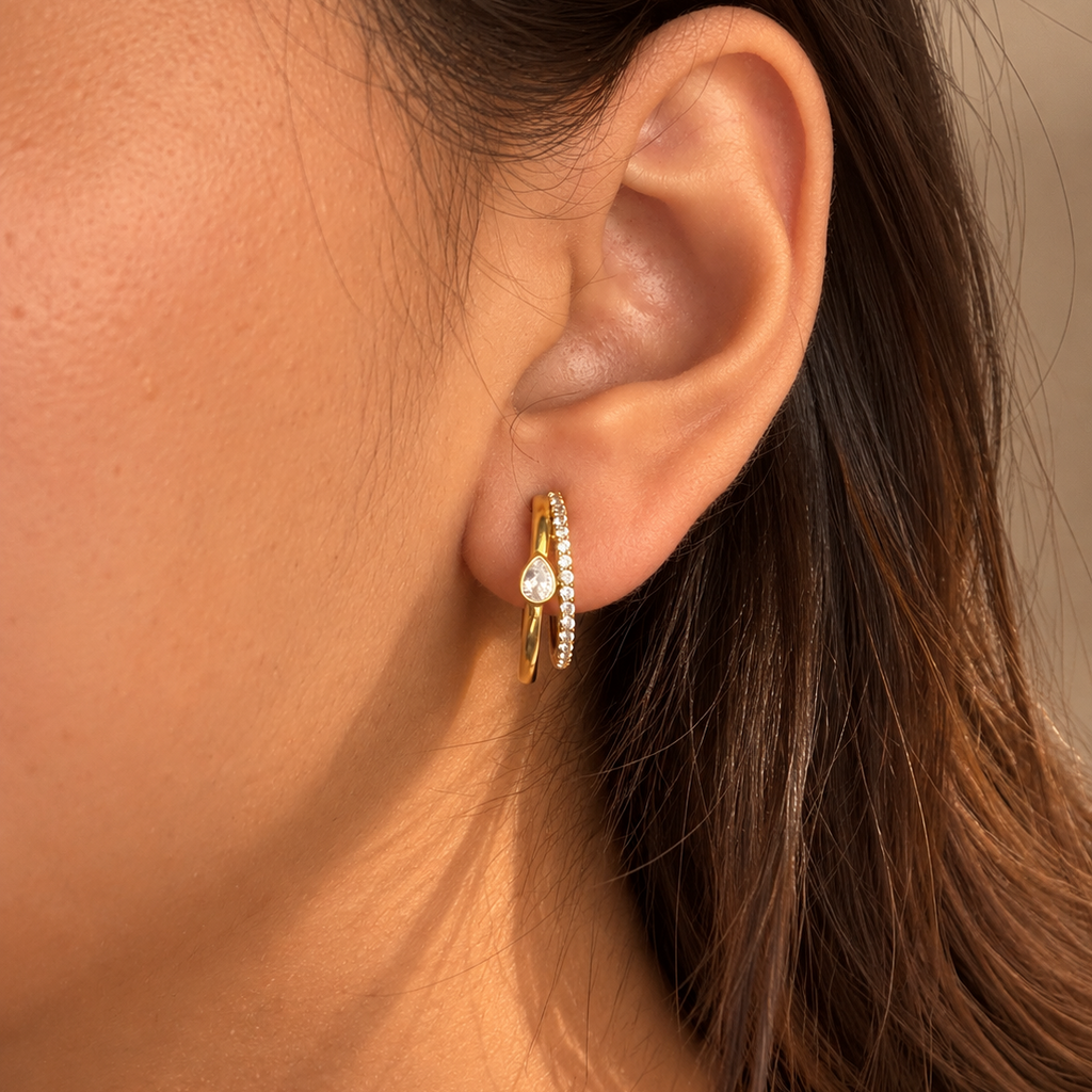 Double Hoop Earrings