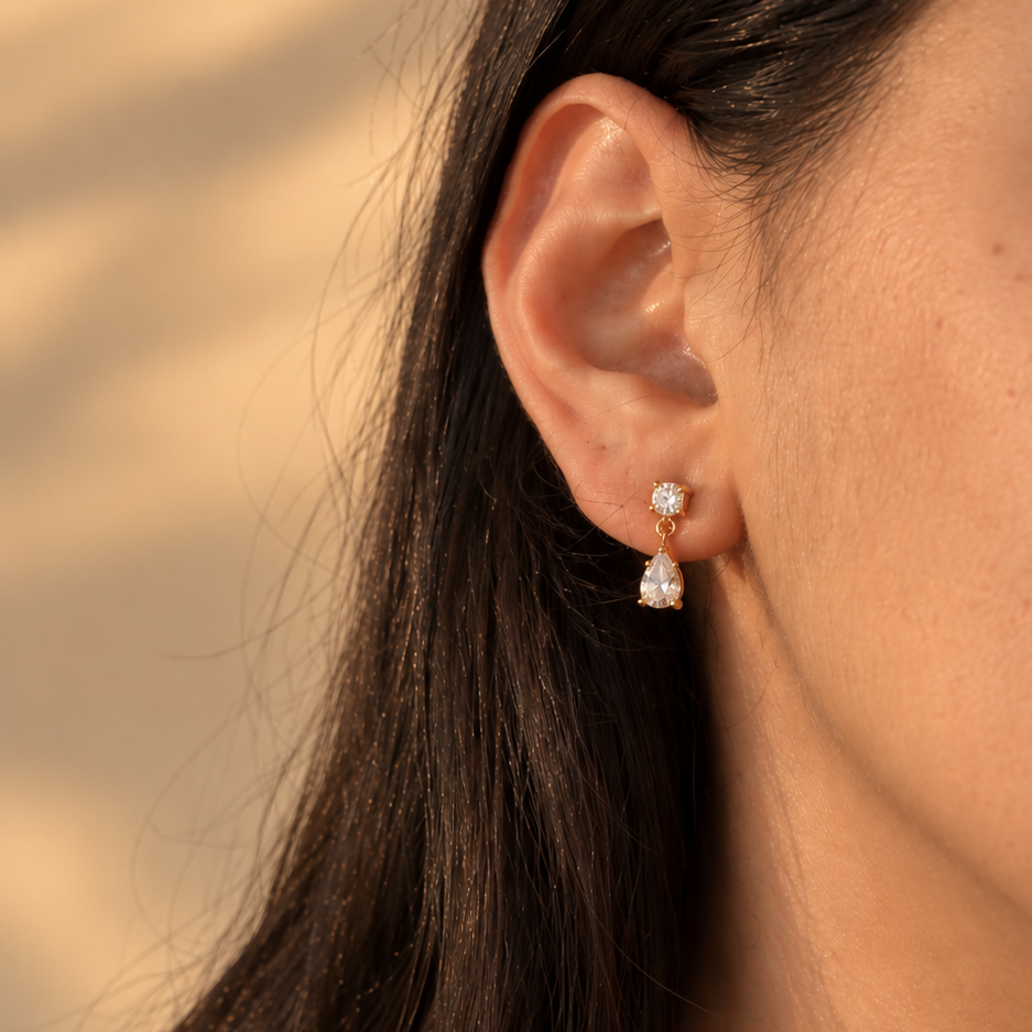 Duo Drop Earrings