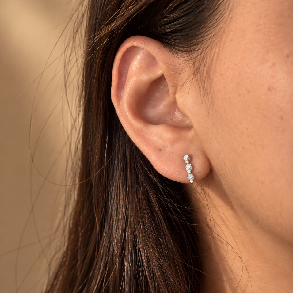 Ear Climber Studs