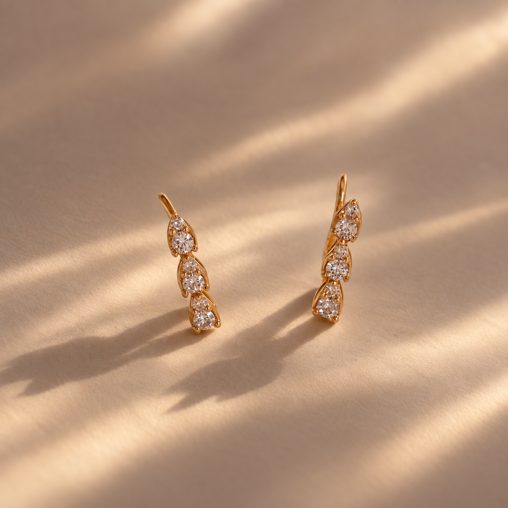 Ear Climber Studs