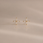 Flower Birthstone Studs