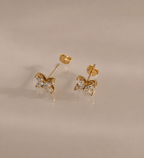 Flower Birthstone Studs