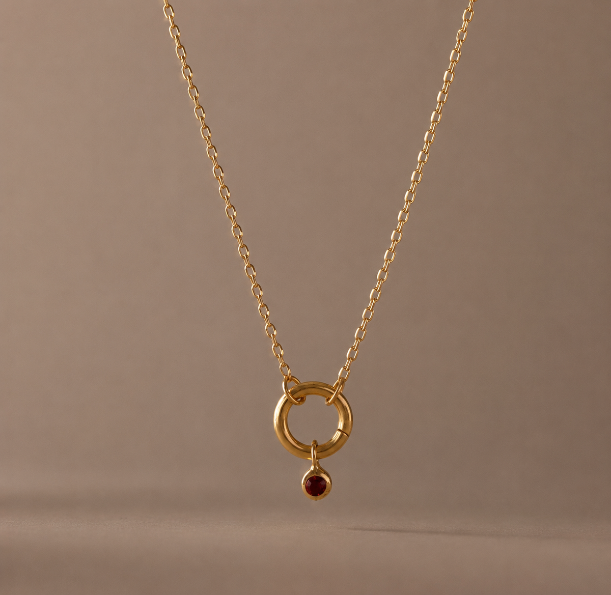 Birthstone Charm Necklace