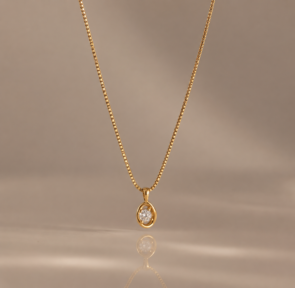 Molten Diamond Necklace