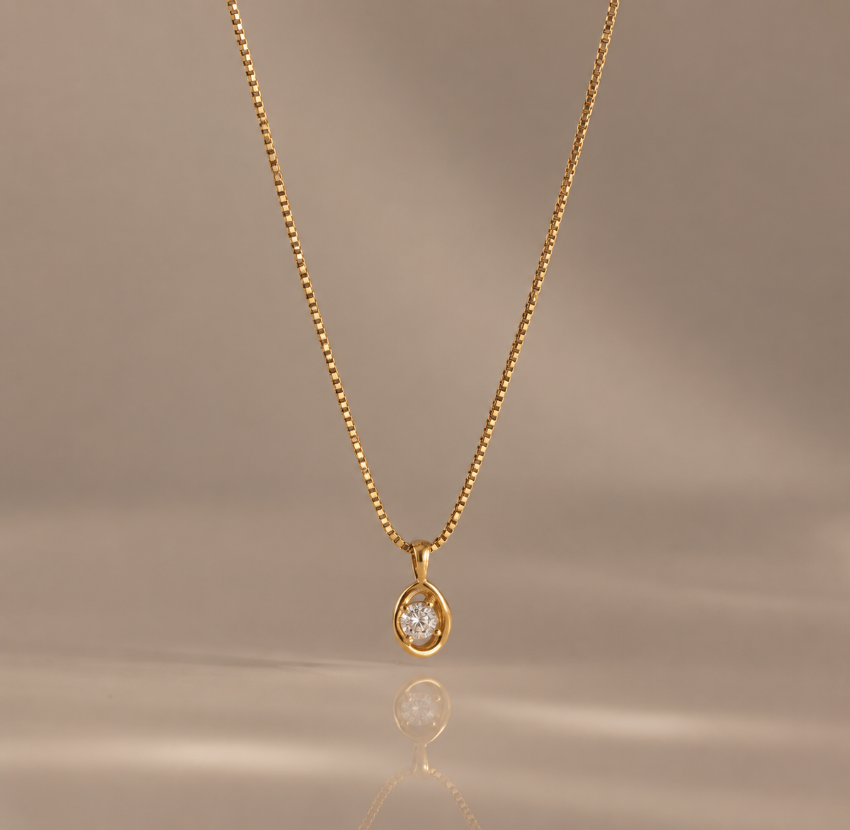 Molten Diamond Necklace