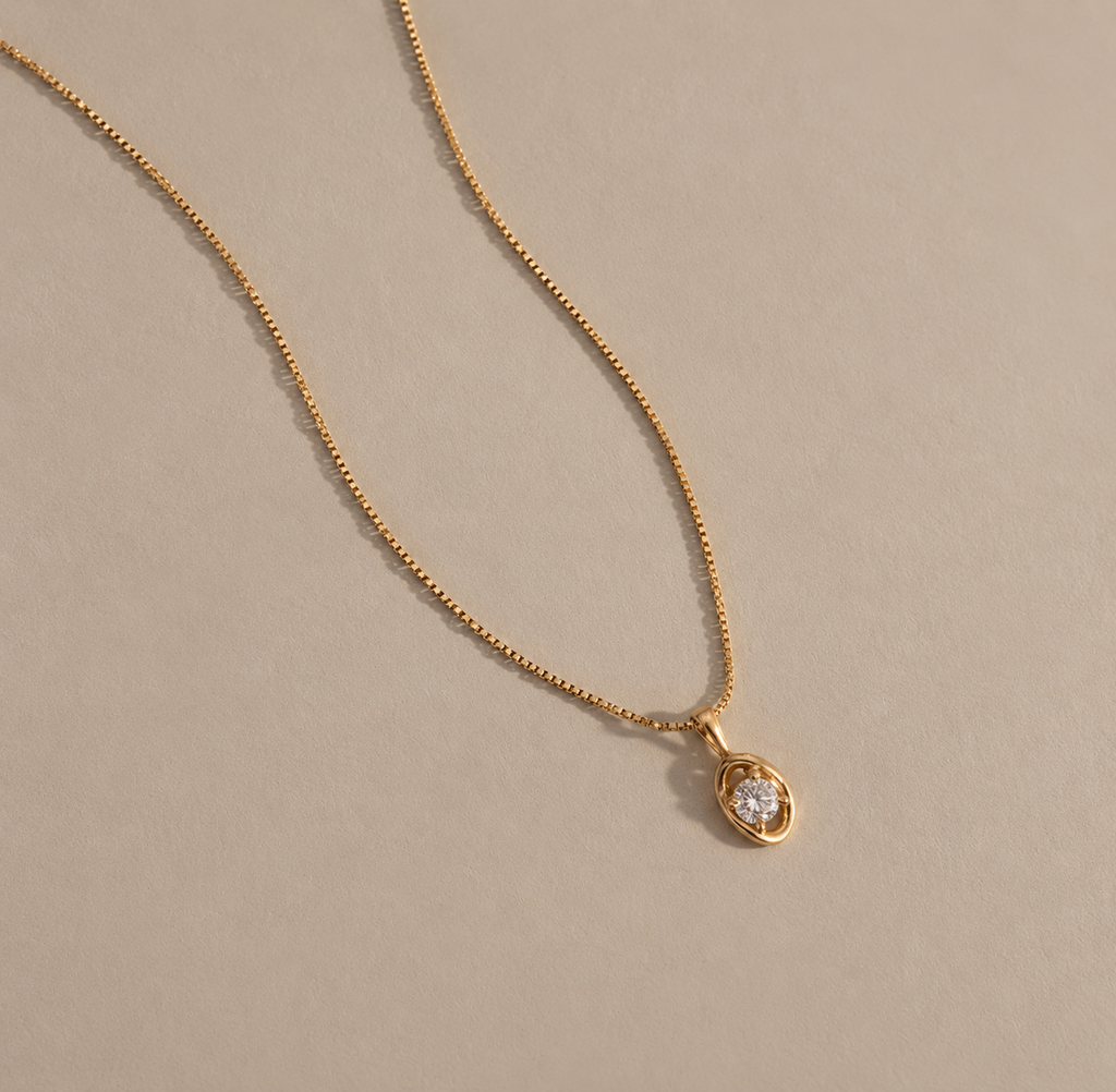Molten Diamond Necklace