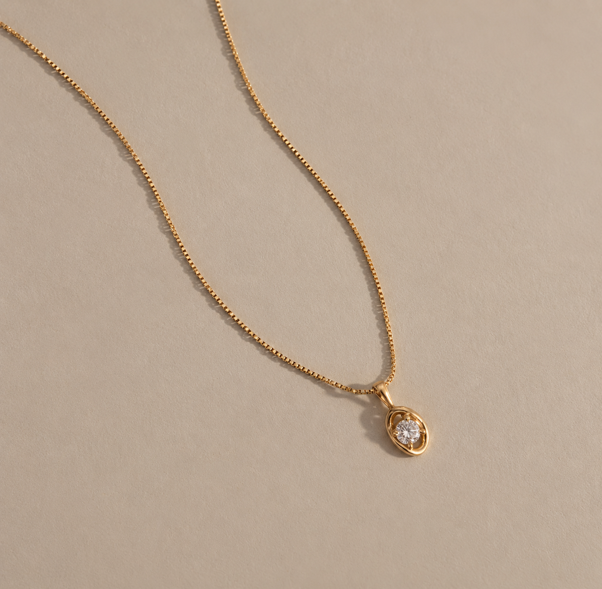 Molten Diamond Necklace