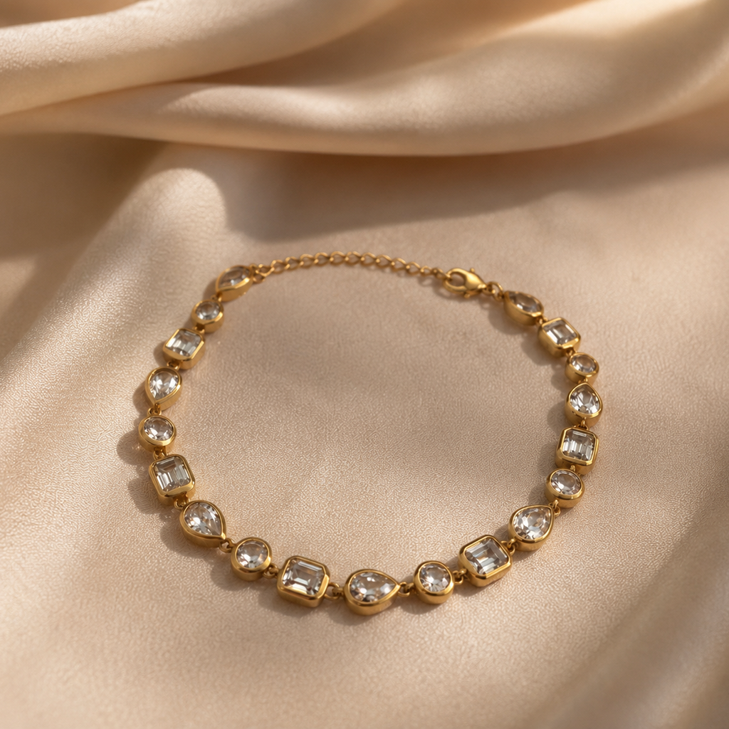 Multi Shape Tennis Bracelet