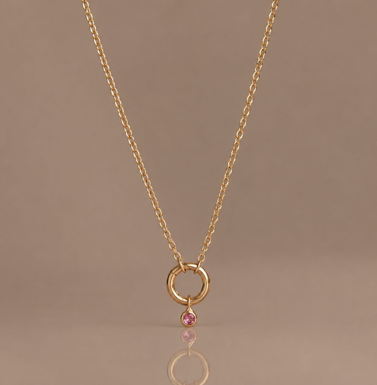 Birthstone Charm Necklace