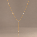 Station Lariat Necklace