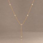 Station Lariat Necklace
