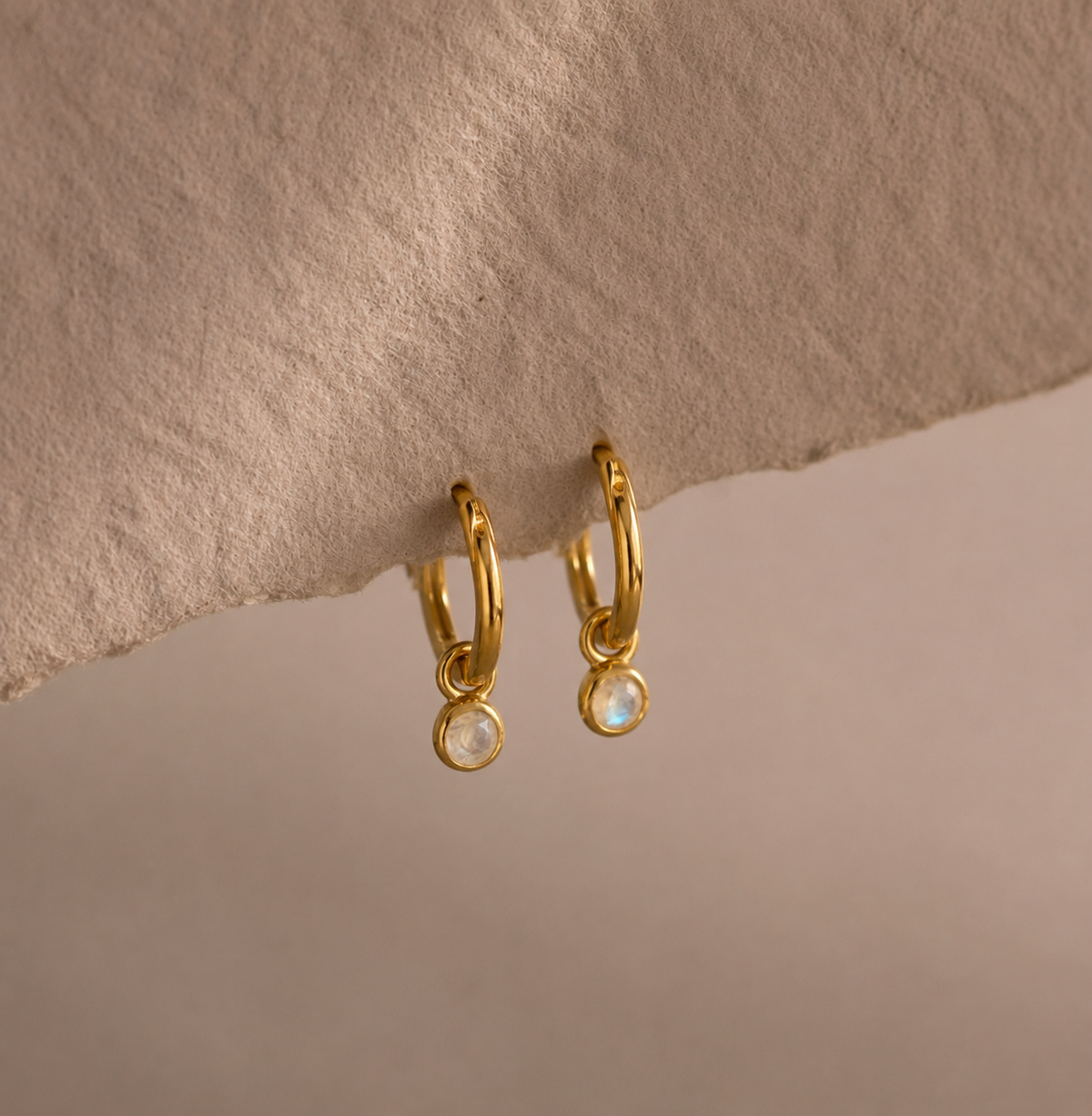 Birthstone Charm Drop Earring