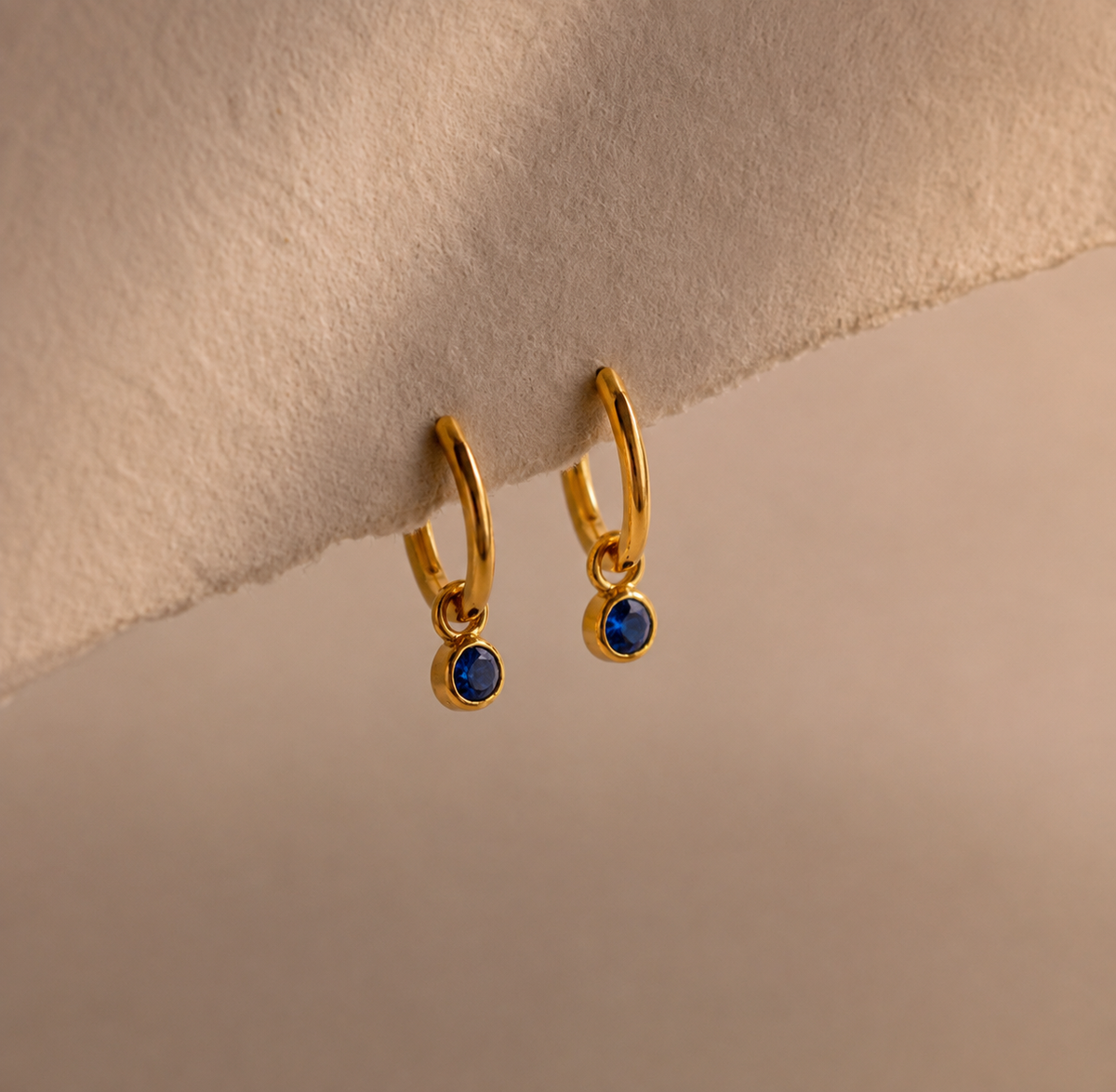 Birthstone Charm Drop Earring