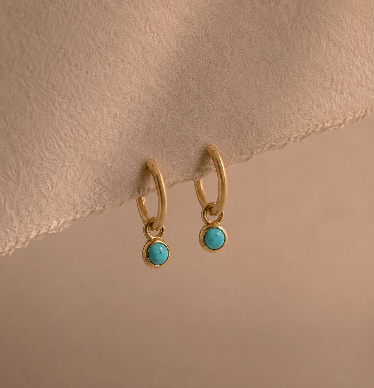 Birthstone Charm Drop Earring